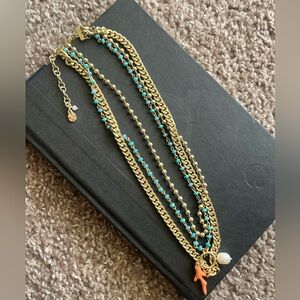 lucky brand beachy chain necklace